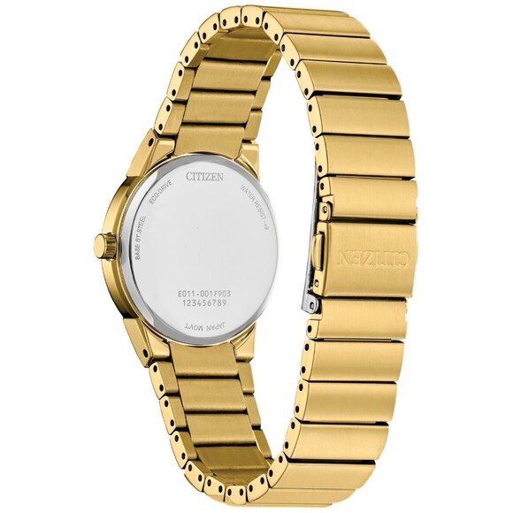 Citizen Eco-Drive Women\'s Axiom Gold Stainless Steel Watch main image 4